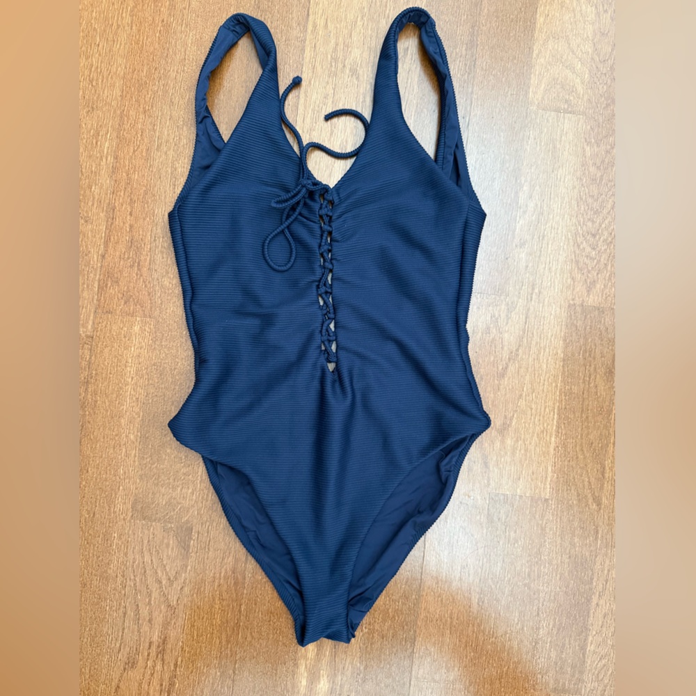 Onia ribbed one-piece swimsuit